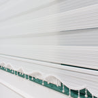 NAZA Beaded Decorated White Roller Blinds High Shading Window Curtains